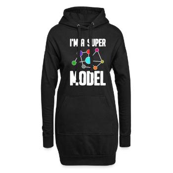 Data Science Analyst Data Scientist - Hoodie-Kleid - Schwarz - Vorne