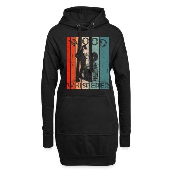 Tourneurs Drechselbank Drechsel - Sweat-shirt à capuche long Femme - noir - Devant
