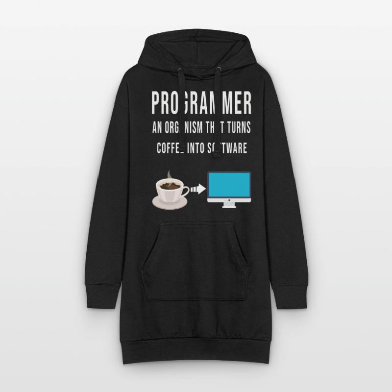 Programmierer Code Computer Softwareentwickler Hoodie-Kleid