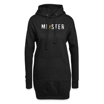 Elektriker Elektroniker Elektromeister - Hoodie-Kleid - Schwarz - Vorne