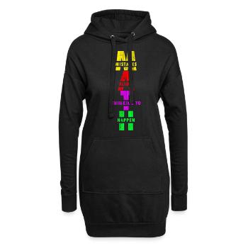 Mathematiklehrer Rechnen Mathe Mathelehrer - Hoodie-Kleid - Schwarz - Vorne