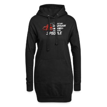 Baumkletterer I Arborist cadeau d’arbre pour - Sweat-shirt à capuche long Femme - noir - Devant