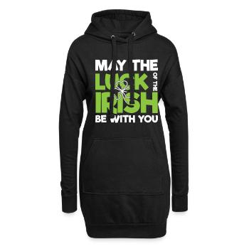 Irlande - Sweat-shirt à capuche long Femme - noir - Devant