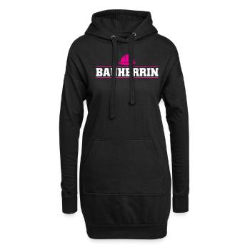 Bauherrin Hausbau Baubeginn Richtfest Geschenk - Hoodie-Kleid - Schwarz - Vorne