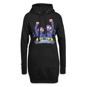 Dj Pour Disc Jockey Table de mixage Techno Rave - Sweat-shirt à capuche long Femme - noir - Devant