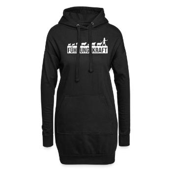 Schäferei Schafe Spruch Führungskraft Tierwirt - Hoodie-Kleid - Schwarz - Vorne