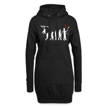 Juggling Evolution Toss Juggler Juggle Costume Gif - Sweat-shirt à capuche long Femme - noir - Devant