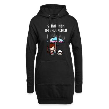 Schäfchen im Trockenen Jesus Christlich Fun - Hoodie-Kleid - Schwarz - Vorne