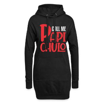 Call Me Papi Chulo Sugar Daddy Dad Papa - Hoodie-Kleid - Schwarz - Vorne