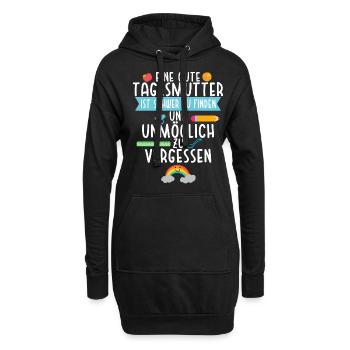 Erzieherin Gute Tagesmutter Kita Erzieher - Hoodie-Kleid - Schwarz - Vorne