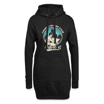 Architecture Nerd Saying for an Architect - Hoodie Dress - black - Front
