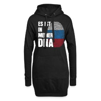 Russland DNA Russe Russin Geschenk Russisch - Hoodie-Kleid - Schwarz - Vorne
