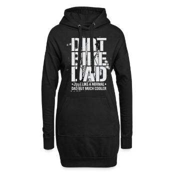 Vatertag - Hoodie-Kleid - Schwarz - Vorne
