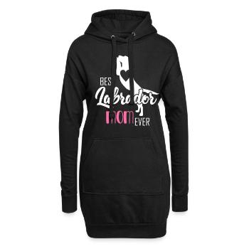 Best Labrador Mom Ever labradors Labrador - Hoodie-Kleid - Schwarz - Vorne