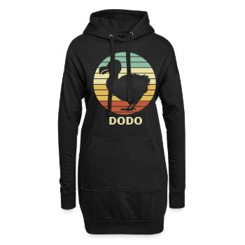 Dodo - Sweat-shirt à capuche long Femme - noir - Devant