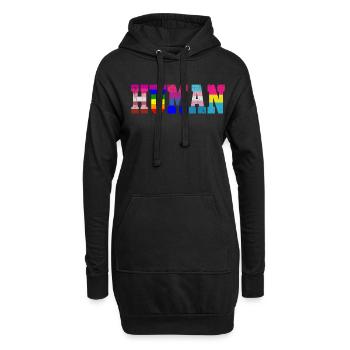 LGBT Homme Flag LGBT Pride Gay Pride Month LGBTQ - Sweat-shirt à capuche long Femme - noir - Devant