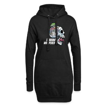 Champignons Cueilleurs de champignons Éponges Champignons Cueilleurs - Sweat-shirt à capuche long Femme - noir - Devant