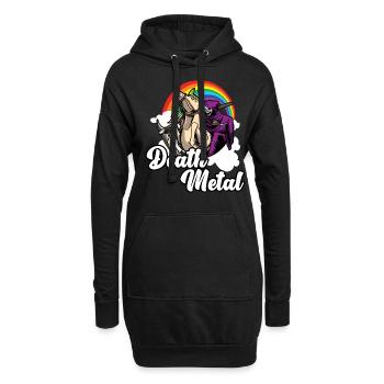Heavy Metal Death Metal - Hoodie-Kleid - Schwarz - Vorne