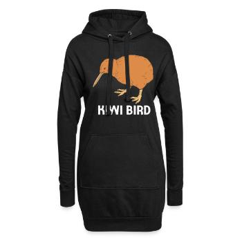 kiwi-vogel Kiwi Vogel - Hoodie-Kleid - Schwarz - Vorne