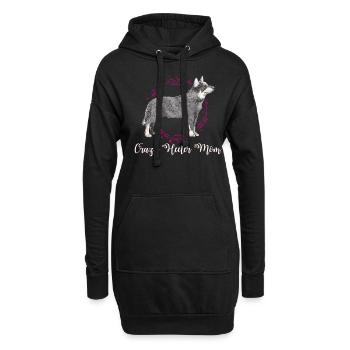 Heeler Mom Australian Cattle Dog Chien cadeau - Sweat-shirt à capuche long Femme - noir - Devant