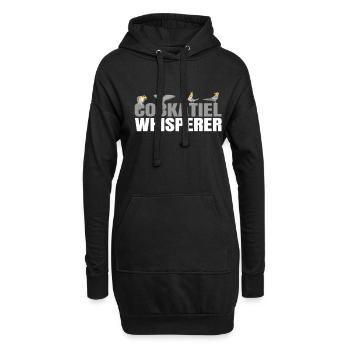 Nymphensittich Vogelbesitzer Vogel Haustier Vögel - Hoodie-Kleid - Schwarz - Vorne