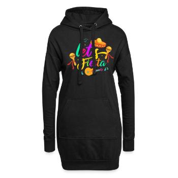 Let's Fiesta Mexico Mexiko Cinco De Mayo - Hoodie-Kleid - Schwarz - Vorne