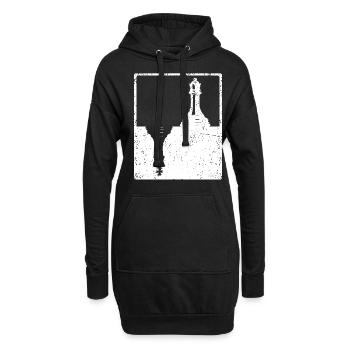 Chess Player Chess T-Shirt King Terms Strategy - Hoodie-Kleid - Schwarz - Vorne