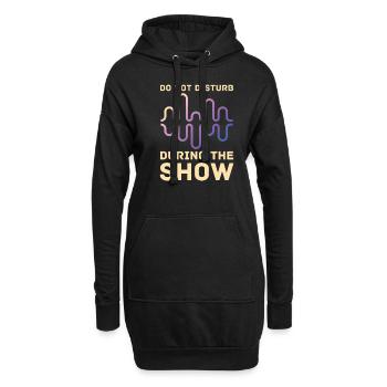 Technicien de son Sound Audio Engineer - Sweat-shirt à capuche long Femme - noir - Devant