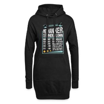 KFZ Auto Mechaniker Beruf Lustig Spruch Geschenk - Hoodie-Kleid - Schwarz - Vorne