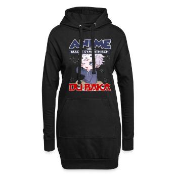 Anime Macht Sympathisch Du Baka Anime Merch - Hoodie-Kleid - Schwarz - Vorne