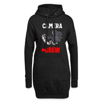 Kameramann Filmemacher Regisseur Camera Crew - Hoodie-Kleid - Schwarz - Vorne