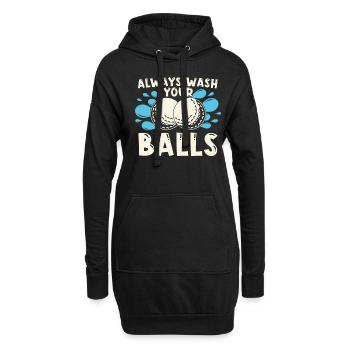 Golfeur Golf golf golf golf - Sweat-shirt à capuche long Femme - noir - Devant