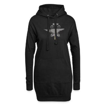 Amboss I Schmied Motiv für Hufschmied - Hoodie-Kleid - Schwarz - Vorne