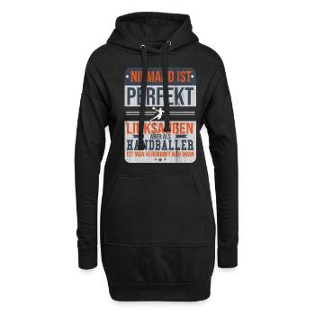 Handball - Hoodie-Kleid - Schwarz - Vorne