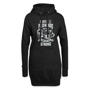 Cadeau d’agent de sécurité de l’information - Sweat-shirt à capuche long Femme - noir - Devant