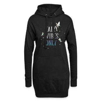 Fairycore Esthétique Fairy Vibes Seulement Faecore Fées - Sweat-shirt à capuche long Femme - noir - Devant