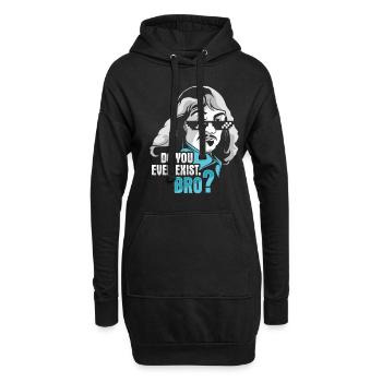 Philosophie Descartes Philosophie Student - Hoodie-Kleid - Schwarz - Vorne