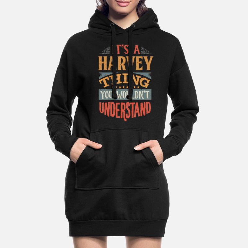C’est une chose Harvey que vous ne comprendriez pas - Sweat-shirt à capuche long Femme