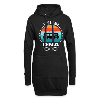 Straßenbahnfahrer Straßenbahn Stadtbahn Tram - Hoodie-Kleid - Schwarz - Vorne