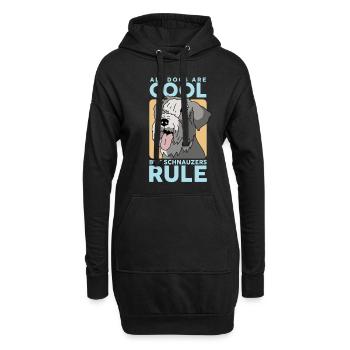Schnauzer Chien Propriétaire de chien Propriétaire de chien Cadeau - Sweat-shirt à capuche long Femme - noir - Devant