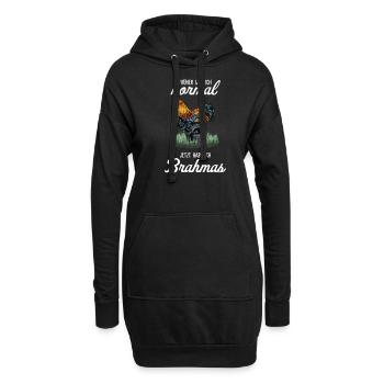 Brahma Poulet I Poule Oeuf Coq Motif pour les éleveurs de poulet - Sweat-shirt à capuche long Femme - noir - Devant