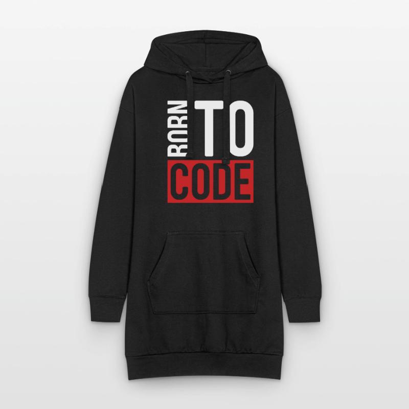Programmierer Coder Software Entwickler Hoodie-Kleid