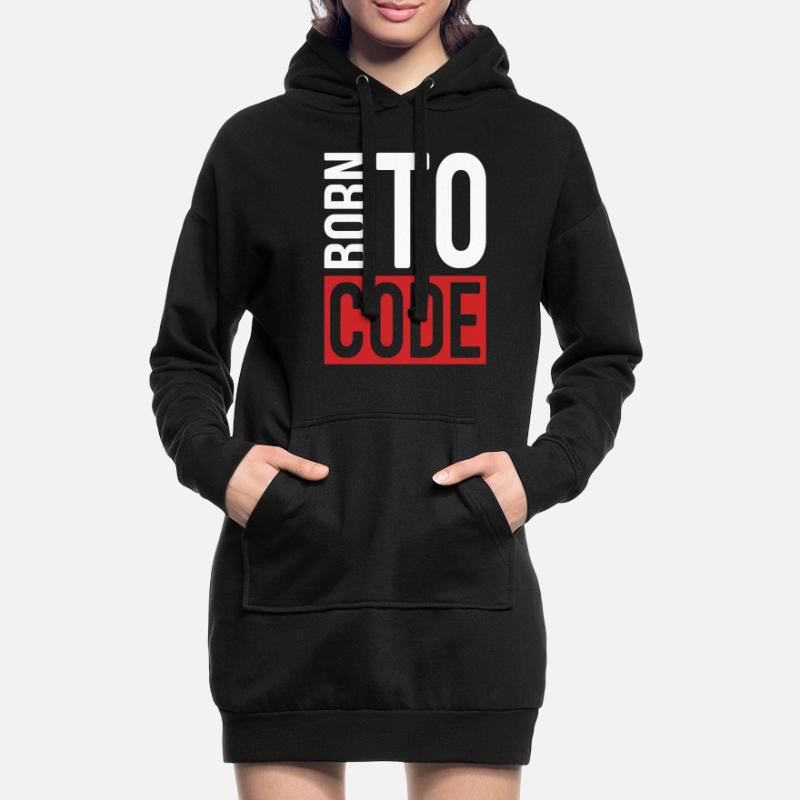Programmierer Coder Software Entwickler Hoodie-Kleid