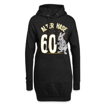 60 Geburtstag Geschenke lustig 60. Geburtstag Mann - Hoodie-Kleid - Schwarz - Vorne