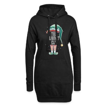 Weihnachten Ugly Christmas Klarinette La Clarinette - Sweat-shirt à capuche long Femme - noir - Devant