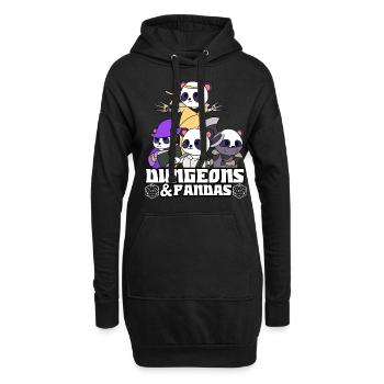 Aventure RPG Dice Fantasy Cadeau - Sweat-shirt à capuche long Femme - noir - Devant