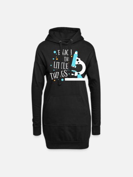 Biologen Biologie Genetik Forscher Student - Hoodie-kjole - sort