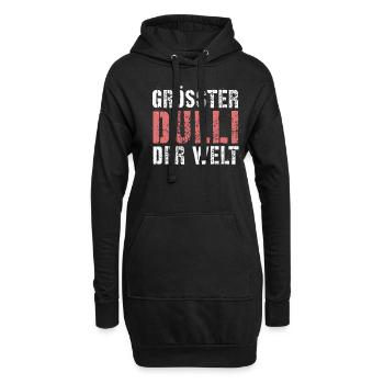 Dulli - Hoodie-Kleid - Schwarz - Vorne