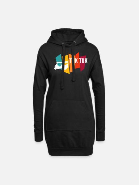 Tuk Tuk - Hoodie Dress - black