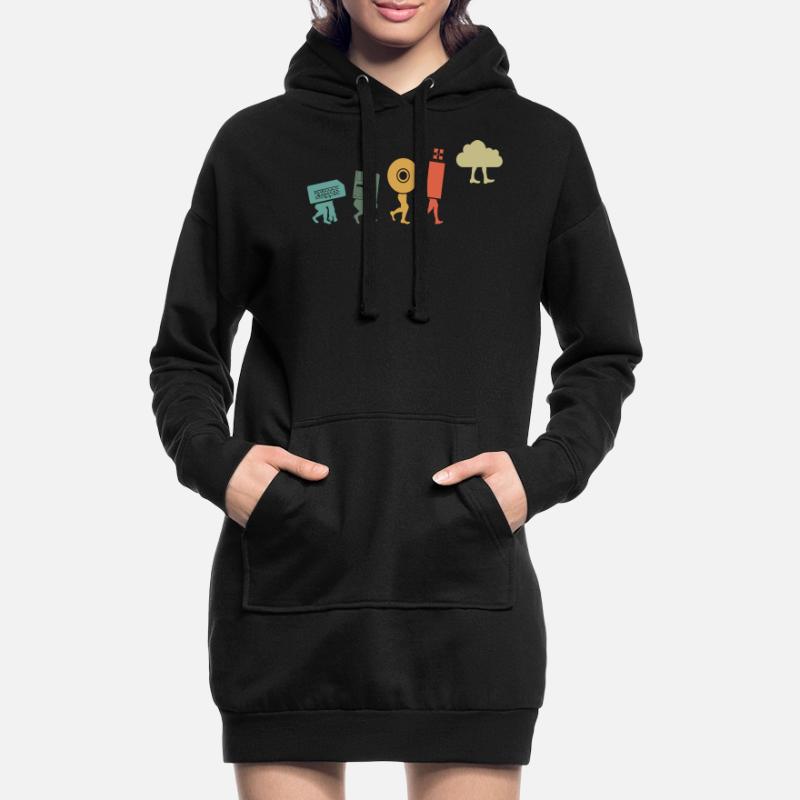 Cloud Computing, Programmer Nerd Hoodie Dress